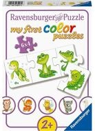 Ravensburger Puzzle Mein erstes Puzzle Bunte Tiere 6x4 Teile, Puzzleteile