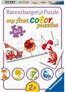 Ravensburger Puzzle Mein erstes Puzzle Farben 6x4 Teile, Puzzleteile