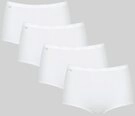 sloggi Maxislip Basic+ (4er Pack) weiche N&auml;hte, Baumwollmischung