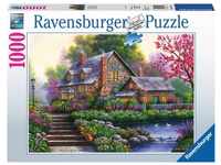 Ravensburger Puzzle Romantisches Cottage, 1000 Puzzleteile, Made in Germany,...