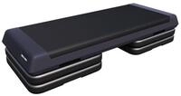 GORILLA SPORTS Yogamatte Steppbrett mit Gummimatte Schwarz/Dunkelgrau (1-St)