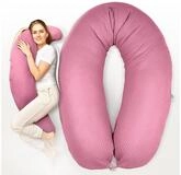 SEI Design Stillkissen Kreise rosa, Schwangerschaftskissen mit Bezug,