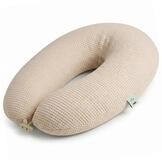 SEI Design Stillkissen Seitenschl&auml;ferkissen EPS-Mikroperlen Waffelstoff 190cm Beige,