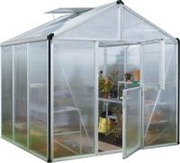 Vitavia Gew&auml;chshaus Zeus 6200, BxTxH: 258,4 x 242 x 250,4 cm, 16 mm Wandst&auml;rke,