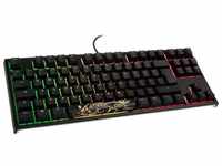 Ducky ONE 2 TKL PBT MX-Silent-Red Gaming-Tastatur (RGB-LED-Beleuchtung, Leise,