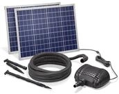 esotec Bachlaufpumpe 100/3400 Solar Bachlauf-Set Waterfall, 3400l/h, 2 x 50Wp...