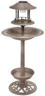 Harms Import Vogeltr&auml;nke, Design Vogel Tr&auml;nke Brunnen SOLAR LED Beleuchtung...