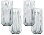 Nachtmann Glas Nachtmann Jules Longdrinkglas, 4er-Set, 4-tlg., Kristallglas
