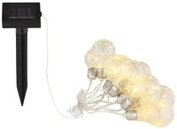 GLOBO LIGHTING LED Solarleuchte, LED-Leuchtmittel fest verbaut, Warmwei&szlig;,