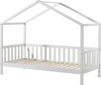 Vipack Hausbett Dallas, mit Dachaufbau, Kiefer massiv, stabil gebaut (B/H/T ca.