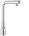 Grohe K&uuml;chenarmatur Zedra Smart Control L-Auslauf herausziehbarer Mousseur,