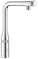 Grohe K&uuml;chenarmatur Essence Smart Control, L-Auslauf herausziehbarer Mousseur,