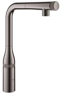 Grohe K&uuml;chenarmatur Essence Smart Control, L-Auslauf herausziehbarer Mousseur,