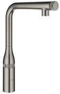 Grohe K&uuml;chenarmatur Essence Smart Control, L-Auslauf herausziehbarer Mousseur,