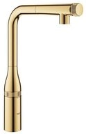 Grohe K&uuml;chenarmatur Essence Smart Control, L-Auslauf herausziehbarer Mousseur,
