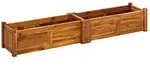 vidaXL Hochbeet Garten-Hochbeet nholz 150x30x25 cm (1 St) braun