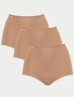 sloggi Maxislip 24/7 Cotton (3er Pack) h&ouml;her geschnittene Passform, elastisch,