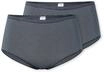 Midislip SCHIESSER "Modal Essentials", Damen, Gr. 38, blau (804, nachtblau), Single