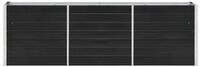 vidaXL Hochbeet, Garten-Hochbeet Verzinkter Stahl 240 x 40 x 77 cm Anthrazit