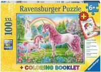 Ravensburger Puzzle Magische Einh&ouml;rner, 100 Puzzleteile, Made in Germany