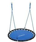 relaxdays Nestschaukel 120cm, blau