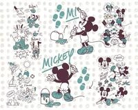 Komar Vliestapete Digitaldruck Vlies - Mickey and Friends - Gr&ouml;&szlig;e 350 x 280 cm,