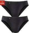 Tai-Slip SLOGGI "Basic+", Damen, Gr. 38, schwarz, Single Jersey, Obermaterial: 95%