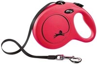 flexi Flexileine FLEXI Rollleine New CLASSIC Gurt - 8m, bis 50kg Farbe: Rot