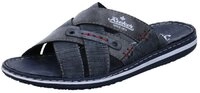 Rieker Pantolette, Sommerschuh, Schlappen, Poolslides mit &Uuml;berkreuz-Bandagen blau 42
