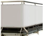 Sol Royal Balkonsichtschutz Balkon Sichtschutz PES SolVision PB2 Wei&szlig;, 90x500cm mit