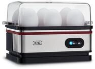 KHG Eierkocher Edelstahl, Warmhaltefunktion, inkl. Messbecher mit Nadel, Anzahl Eier: