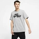 T-Shirt NIKE SPORTSWEAR "M NSW TEE JUST DO IT SWOOSH", Herren, Gr. XXL, dk grau heat,