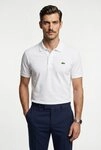 Lacoste Poloshirt Polokragen, Jersey-Qualit&auml;t, gesticktes Krokodil auf der Brust
