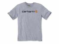 Carhartt T-Shirt Carhartt CORE LOGO T-SHIRT S/S 103361 (1-tlg) grau S