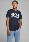 T-Shirt JACK & JONES "JJECORP Herren-Tee mit figurbetonter Silhouette", Herren, Gr.