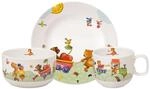 Kindergeschirr-Set VILLEROY & BOCH "Kindergeschirr Hungry as a Bear bunt", bunt, 3,