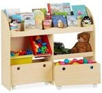 relaxdays Kinderregal f&uuml;r Spielzeug