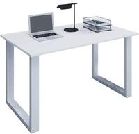 VCM Schreibtisch Lona, rechteckig, Tiefe 50 cm, B&uuml;gel-Fu&szlig; wei&szlig;