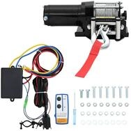 vidaXL Seilwinde 12 V Elektrische Seilwinde 1360kg + Montageplatte...