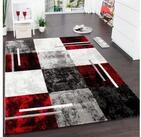 Paco Home Teppich Diamond 663, rechteckig, H&ouml;he: 18 mm, Kurzflor, Karo Muster,