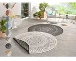 HANSE Home Teppich Porto Wendeteppich, rund, H&ouml;he: 5 mm, In-& Outdoor, Wetterfest,