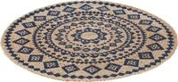 LUXOR living Teppich Mamda, Juteteppich, rund, H&ouml;he: 4 mm, Flachgewebe,