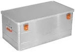 ALUBOX Aufbewahrungsbox Alukiste Transportbox abschlie&szlig;bar mit Deckel (140...