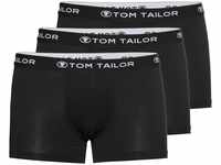 TOM TAILOR Boxershorts Buffer (Packung, 3-St), schwarz
