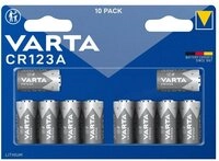 VARTA Varta LITHIUM Cylindr. CR123A Bli10 Fotobatterie CR123A Lithium 1430 m