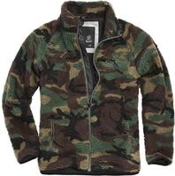 Brandit Motorradjacke Teddyfleece Jacke Atmungsaktiv rei&szlig;verschluss