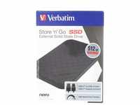 Verbatim Verbatim SSD 512GB, USB 3.2, Typ A-C, 6.35cm (2.5) Store n Go, (R)...