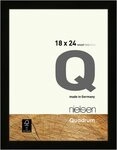 nielsen Bilderrahmen Holz Bilderrahmen Quadrum, (1 St) schwarz 18 x 24 cm
