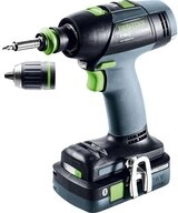 FESTOOL Bohrschrauber Festool Akku-Bohrschrauber T 18+3 HPC 4,0 I-Plus