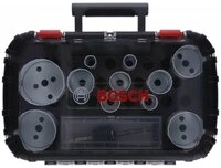 BOSCH Lochs&auml;ge Progressor Universal 14-teilig - Lochs&auml;gen-Set - wei&szlig;/schwarz